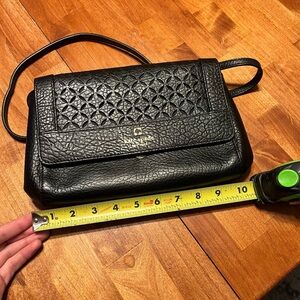 Kate Spade Textured Black Crossbody Bag